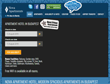 Tablet Screenshot of novabudapest.com